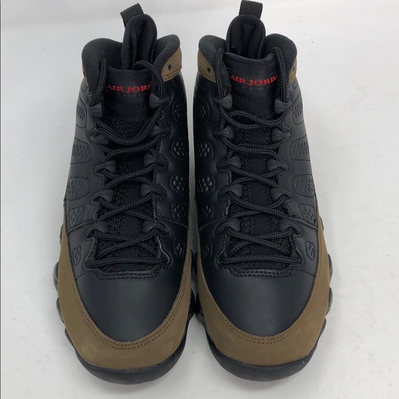 Nike Air Jordan 9 Retro (GS) Olive HV4574-030 Youth Sneakers - Size 4y